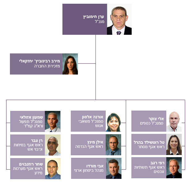 מבנה ארגוני של תשתיות נפט ואנרגיה